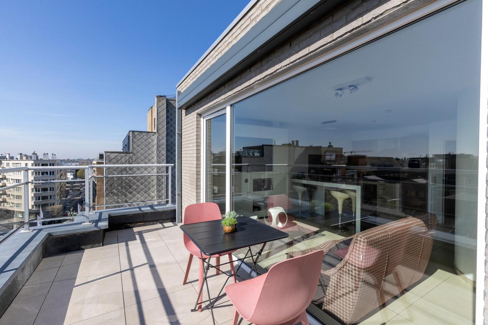 Penthouse bij Leopoldpark Appartement Oostende Buitenkant foto